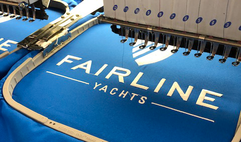 Fairline Yachts embroidery